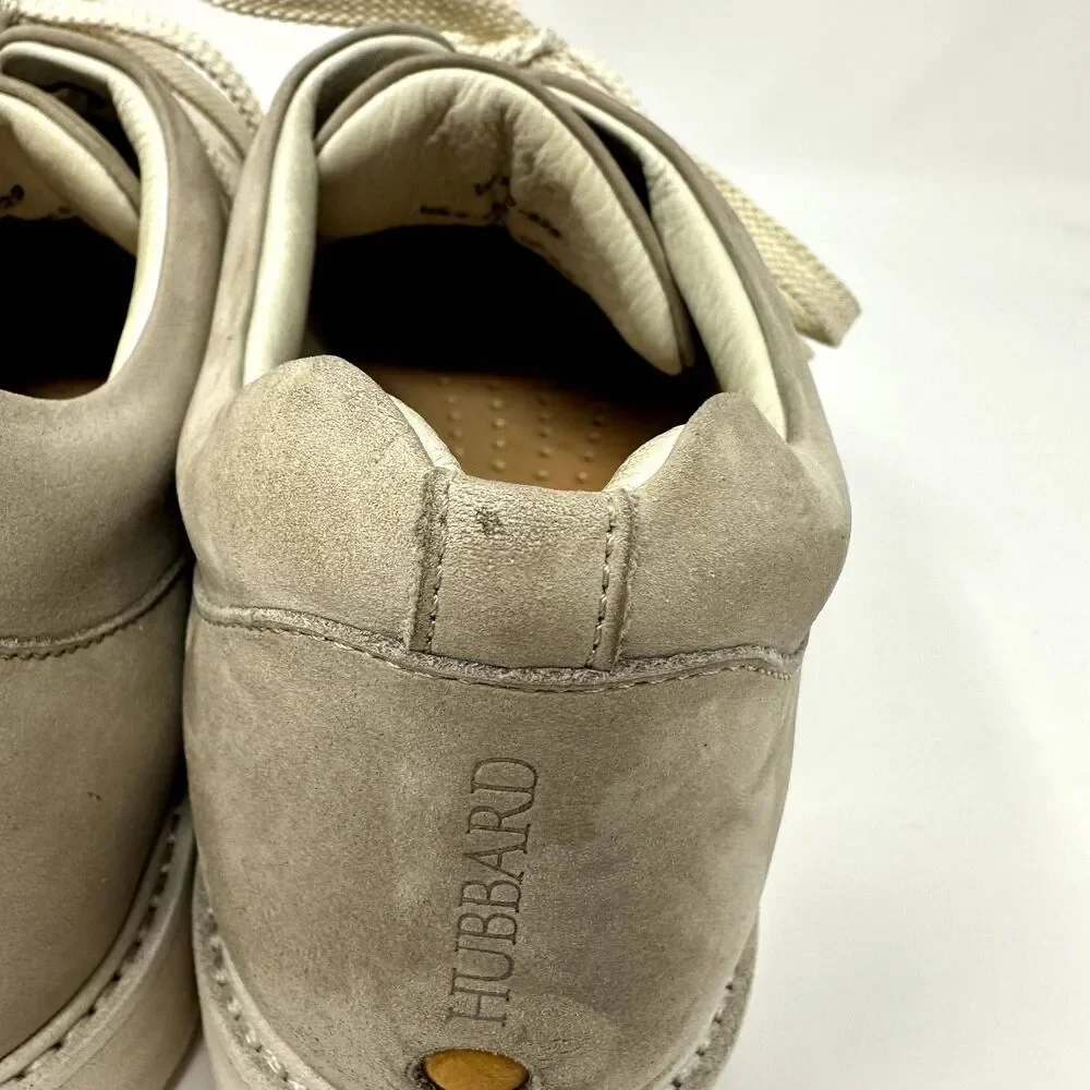 Samuel Hubbard Womens‎ Beige Lace Up Leather Sneaker Shoes Size 9